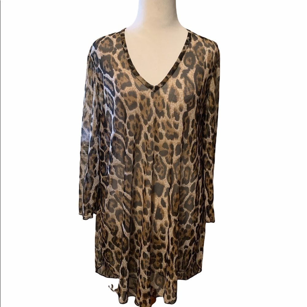 Swim cover-up, soft mesh, v neck, so comfy, new